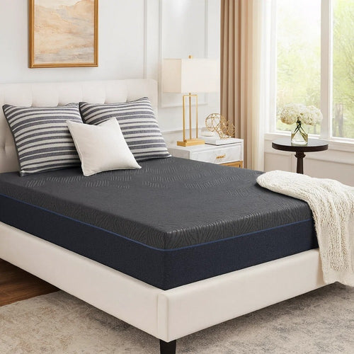 Bay California King Mattress | Firm Green Tea Cool Gel Memory Foam | 11"
