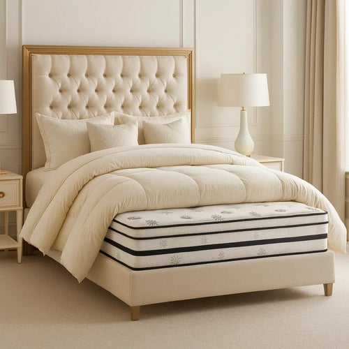 Via California King Mattress | 4 Layer Hybrid Green Tea Foam | 12"