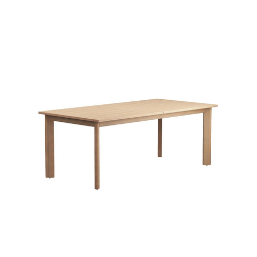 Heya Patio Dining Table | Natural Brown Acacia Wood | Extendable 78-97"