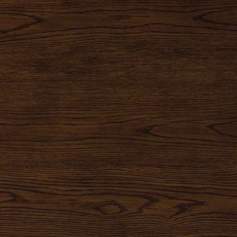 May 56" Rectangular Coffee Table | Elegant Scrolled Base | Brown