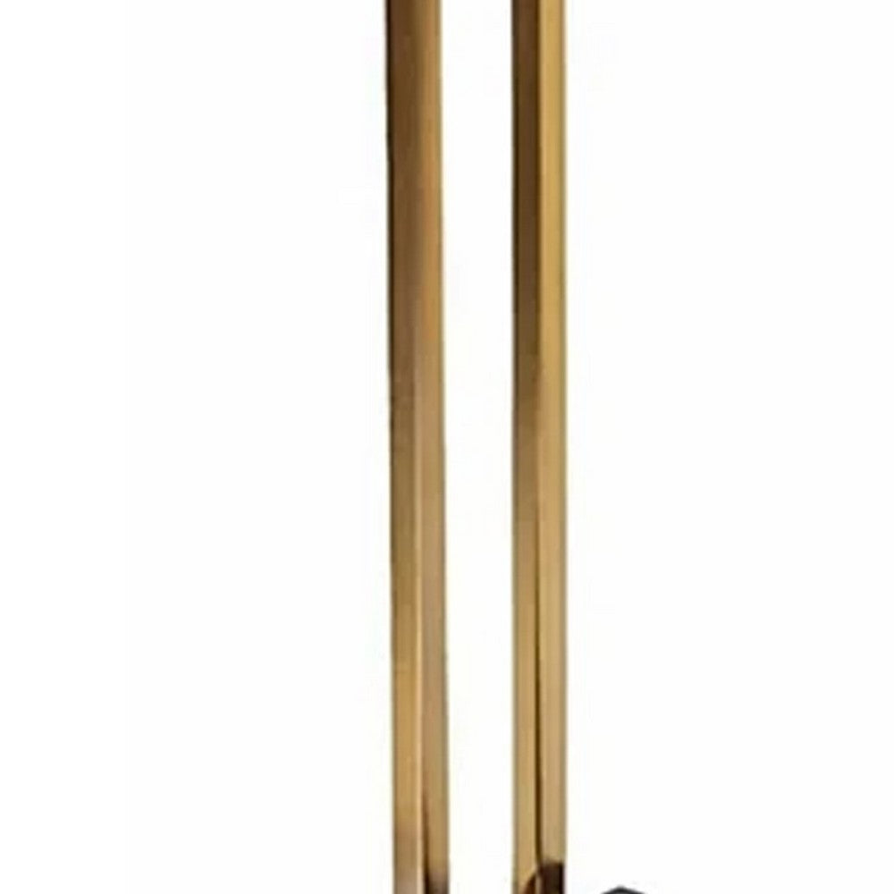 Dani Side End Table | Square Black Marble Top & Base | C Shape | 13"