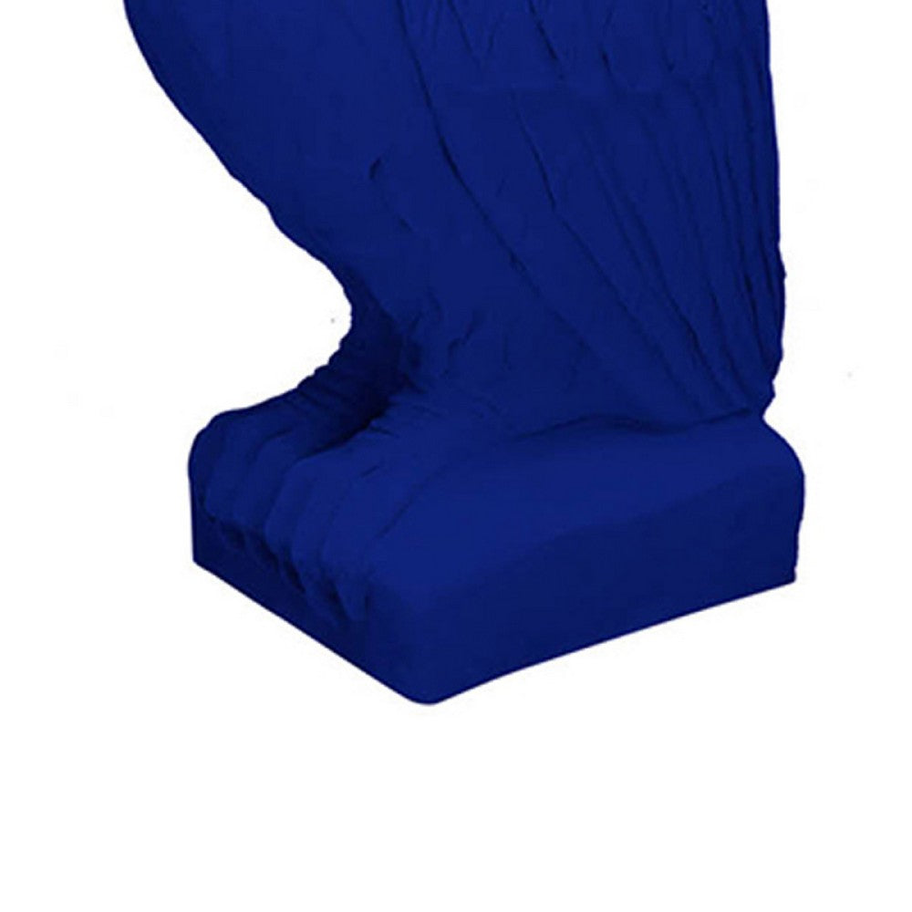 Tabletop Decor | Pelican Figurine | Royal Blue Resin | Coastal Style 19"