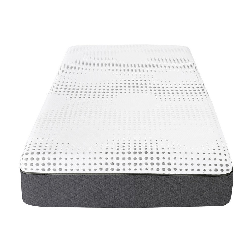 Fezy Twin Size Hybrid Mattress | Green Tea Gel Infused | 12" Firm