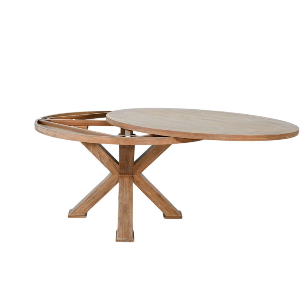 Reversible Poker Dining Table | Cup Holders | Chip Trays | Brown 53" Round
