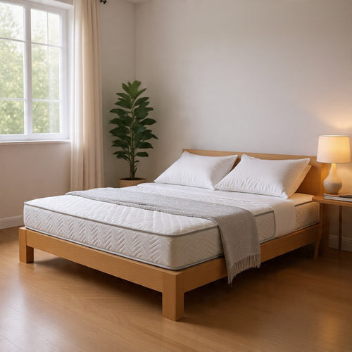 Lape Full Mattress | 3 Layer Gel Memory Foam | Motion Isolation | Gray 6"