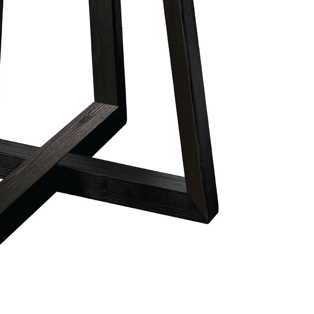 Mika Counter Height Dining Table | 44" Round Top | Umbra Black