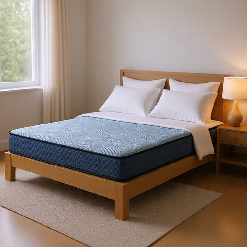 Peko King Tight Top Mattress | Blue Hyper Cool Stretch Knit Cover 8"