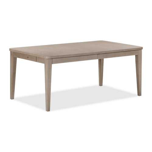 Kaili Dining Table w Extension Leaf | 2 Drawers | Brown Wood 72-90"