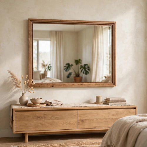 Tammy Wall or Dresser Mirror | Jap&i Style | Roux Ash Wood Frame 37x47
