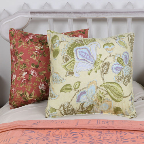 Eiger Decorative Pillow Set of 2 | Floral Print | Multicolor