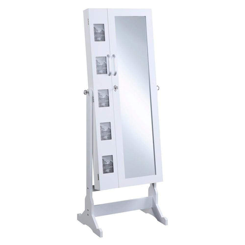Cheval Mirror | Jewelry Storage | Picture Frames | White