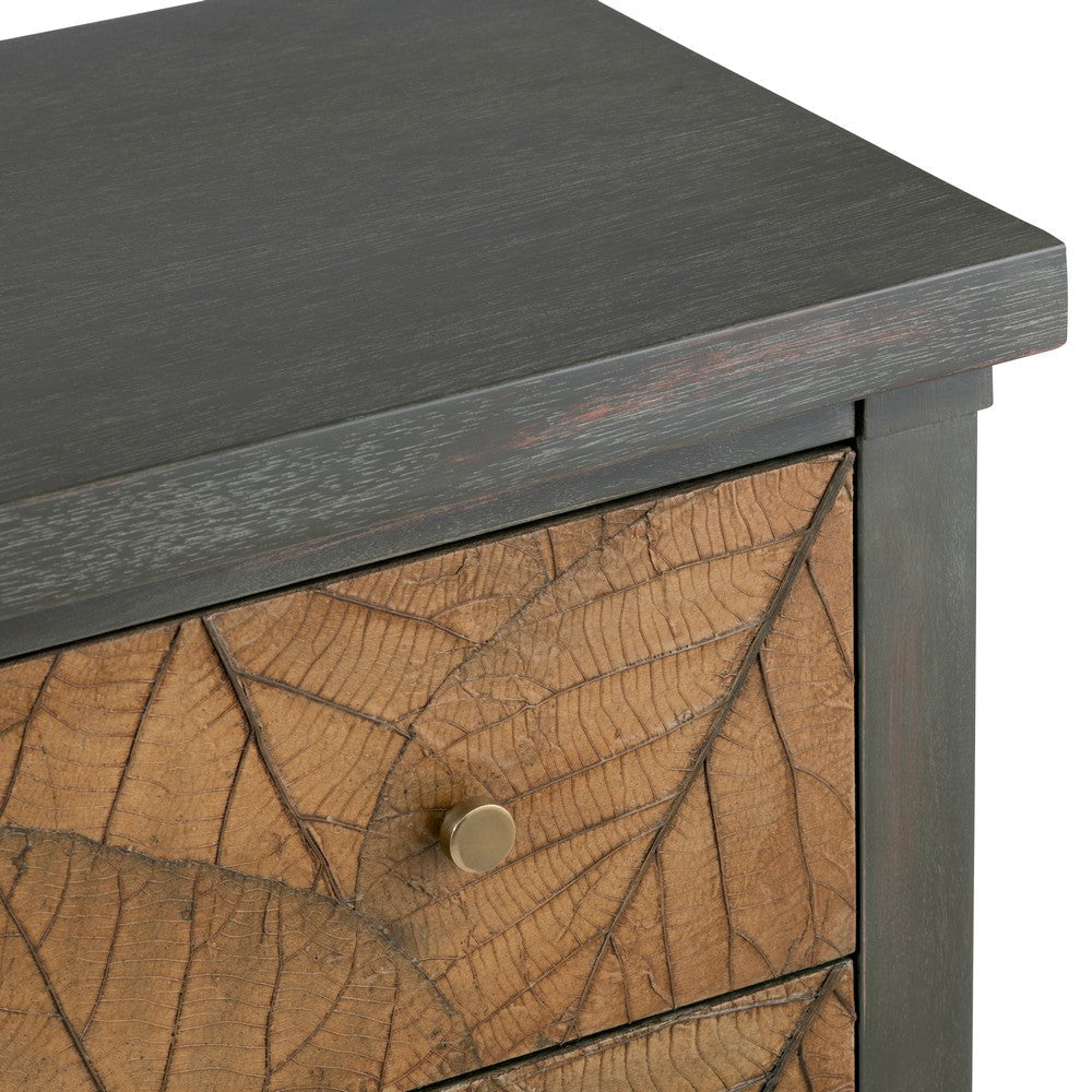 Crestview 3 Drawers Chest Oversize Nightstand| Gray Green CCL-CVFDR1005