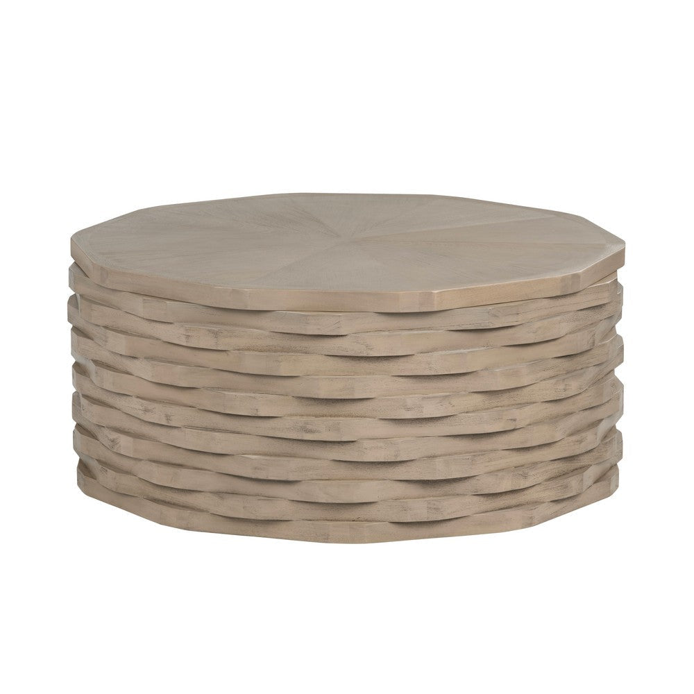 Crestview Baky Coffee Table | 39’’ Lift Top | Beige Interwoven Art Base CCL-CVFDR1220
