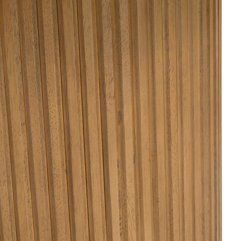 Crestview Emy Dining Table | 48’’ Round Top | Slatted Pedestal | Brown CCL-CVFDR1238