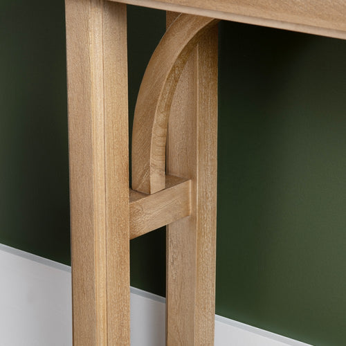 Crestview Redo Sofa Console Table | 40" Rectangular | Natural Brown