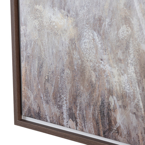 Crestview Western Bison Herd Framed Wall Art Set of 2 | 35" Square Brown