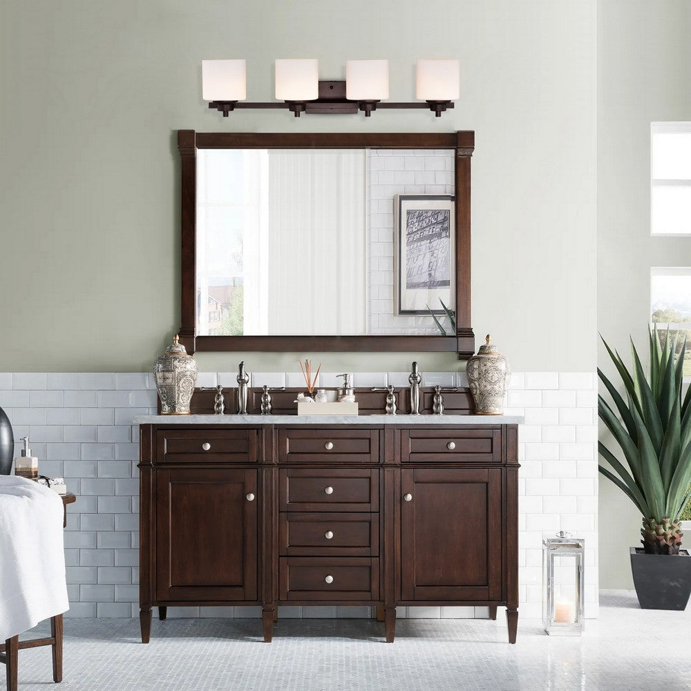 Chloe Lighting Solbi Contemporary 4 Light Oil Rubbed Bronze Bath Vanity Fixture 33’’ Wide CHL-CH21036RB33-BL4