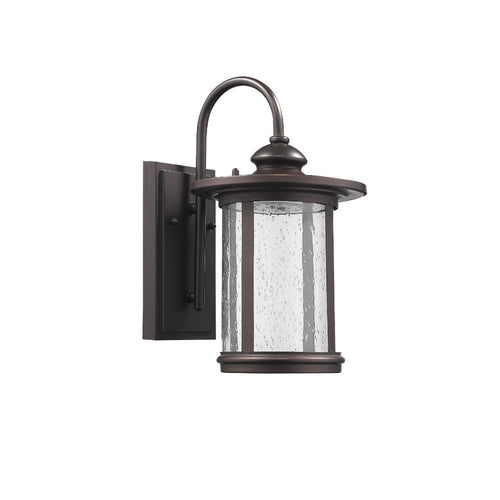 CHLOE Lighting COLE Transitional LED Rubbed Bronze Outdoor Wall Sconce 13"Height