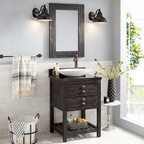 Chloe Lighting Ironclad Industrial 1 Light Textured Black Indoor Wall Sconce 8" Wide