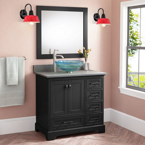 Chloe Lighting Ironclad Industrial 1 Light Matte Black Indoor Wall Sconce 9" Wide