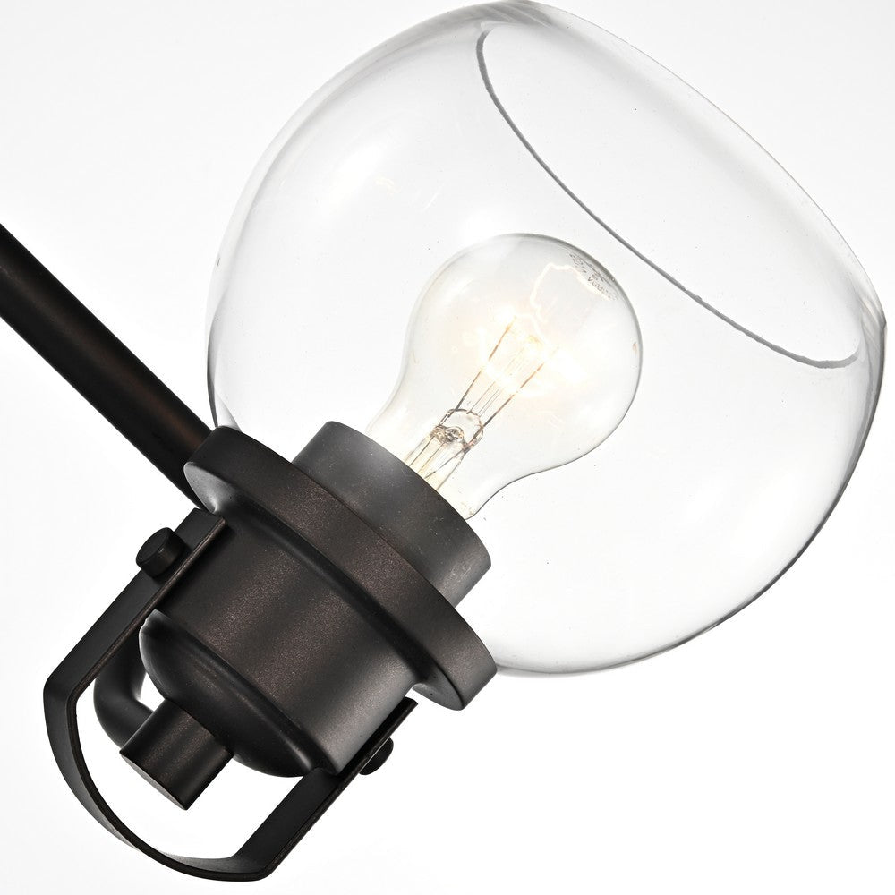 Lighting JANICE Contemporary 4 Light Rubbed Bronze Bath Vanity Fixture 34’’ Width CHL-CH2S123RB34-BL4