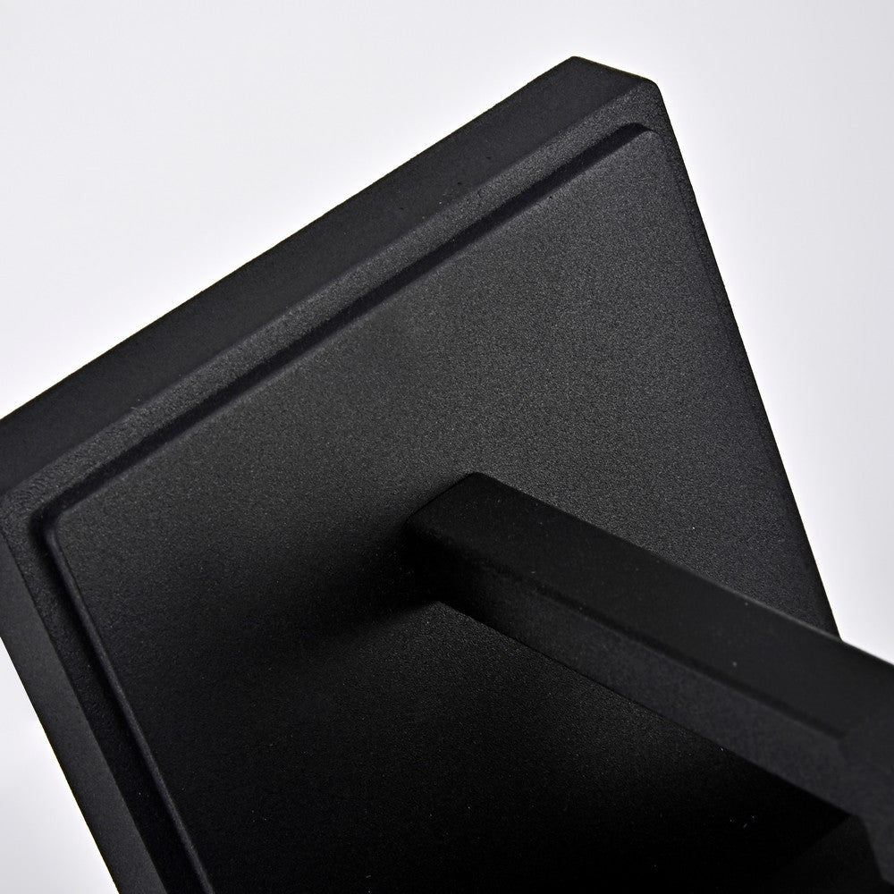 Lighting THOMAS Transitional 1 Light Textured Black Outdoor Wall Sconce 12’’ Height CHL-CH2S203BK12-OD1