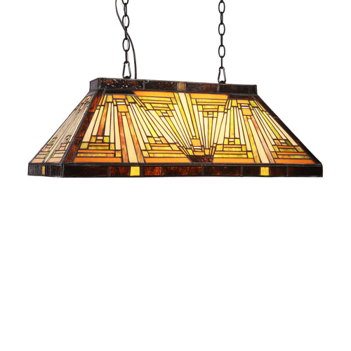 Lighting INNES Mission 3 Light Blackish Bronze Island Pendant 28" Wide