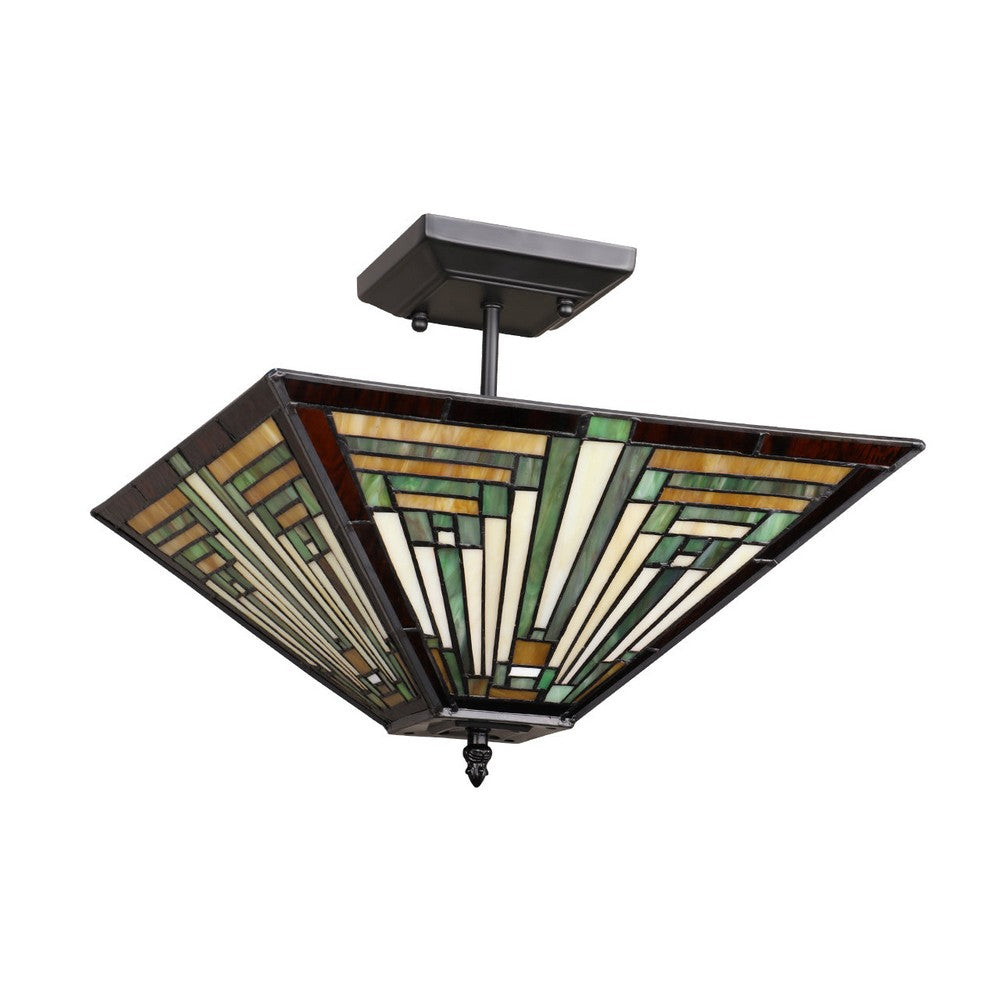CH3T118AM14-UF2 Blackish Bronze Semi Flush Mount