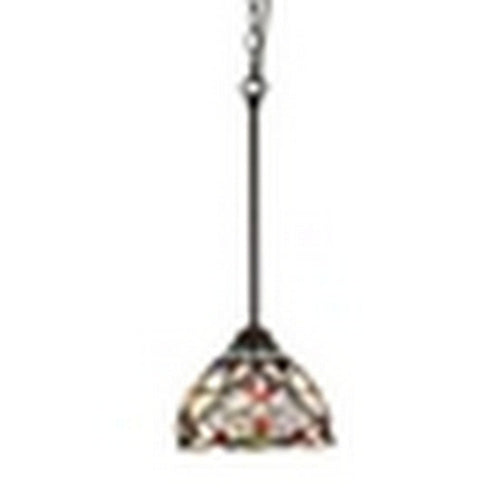 CHLOE Lighting GRENVILLE Victorian-Style Dark Bronze 1 Light Ceiling Mini Pendant 8" Wide