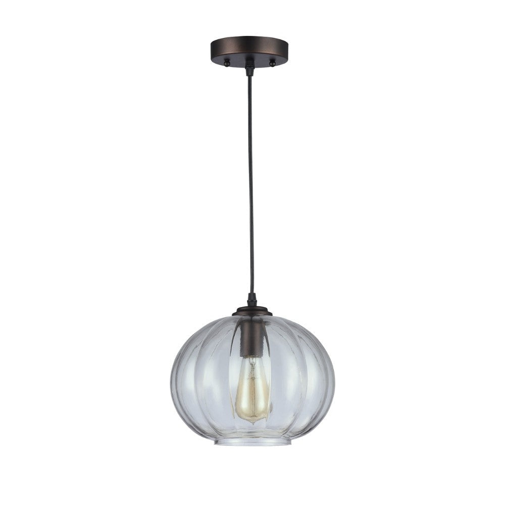 CARY Industrial Oil Rubbed Bronze 1 Light Ceiling Pendant 10’’ Wide CHL-CH58071RB10-DP1