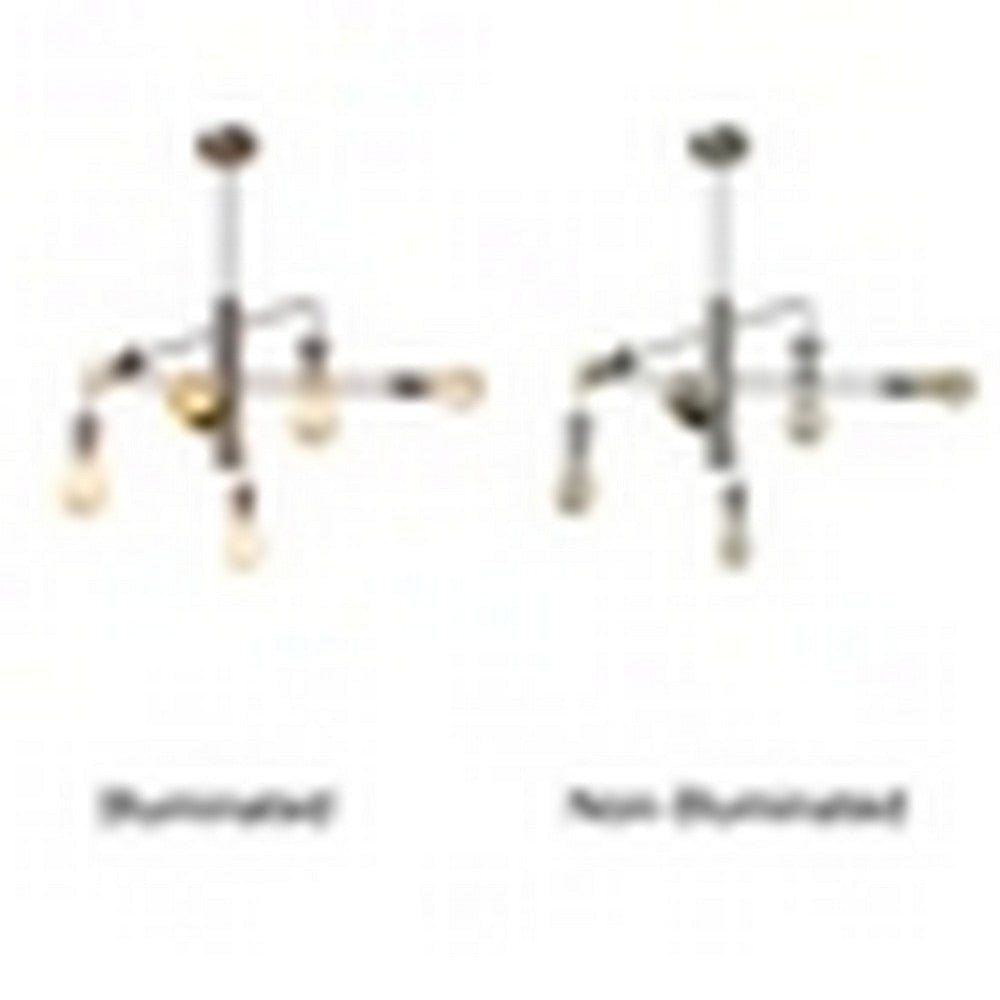CHLOE Lighting Transitional-Style Brushed Nickel 6 Light Large Pendant 23’’ Wide CHL-CH6S805BN23-DP6