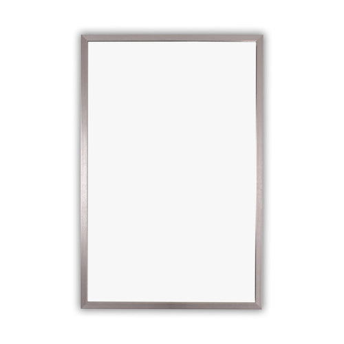 Reflection Chrome Finish Rectangular Framed Wall Mirror 33" Height