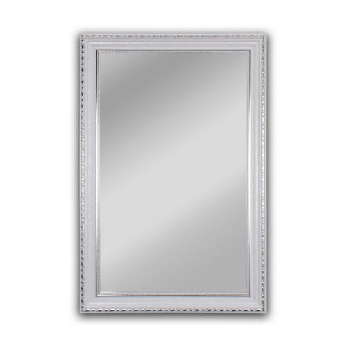CHLOE's Reflection Contemporary White Finish Rectangle Framed Wall Mirror 35" Width