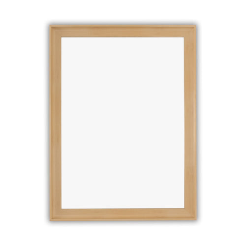 Reflection Golden Finish Framed Wall Mirror 32" Height