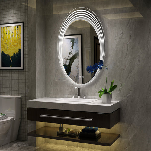 Lighting SPECULO Back Lit LED Mirror 6000K Daylight White 24" Wide