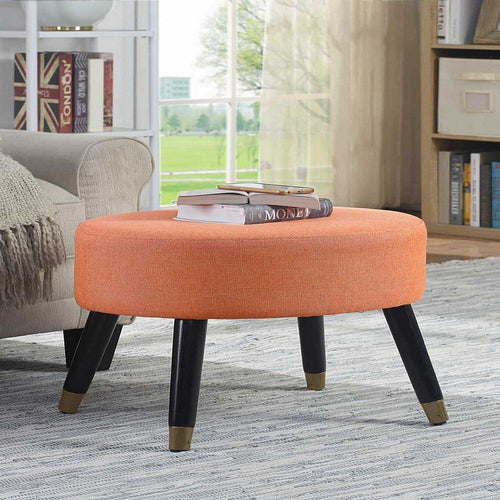 Designs 4 Comfort Mid Century Ottoman Stool CVC-R9-192