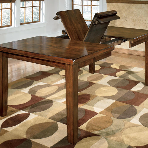 Fori Counter Height Table w Butterfly Leaf | 60-78" Light Brown Top