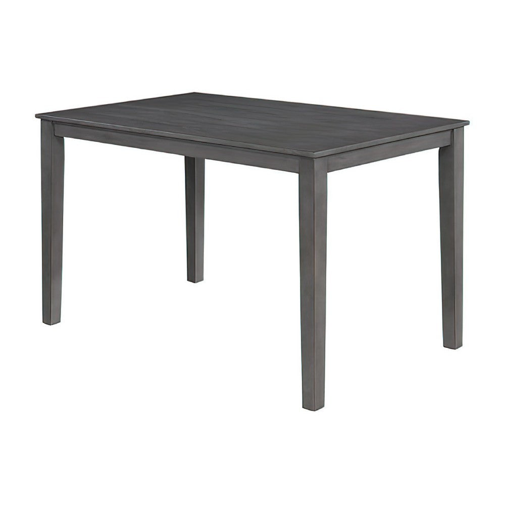 7 Piece Wooden Counter Height Table Set Brown FOA-CM3607PT-7PK