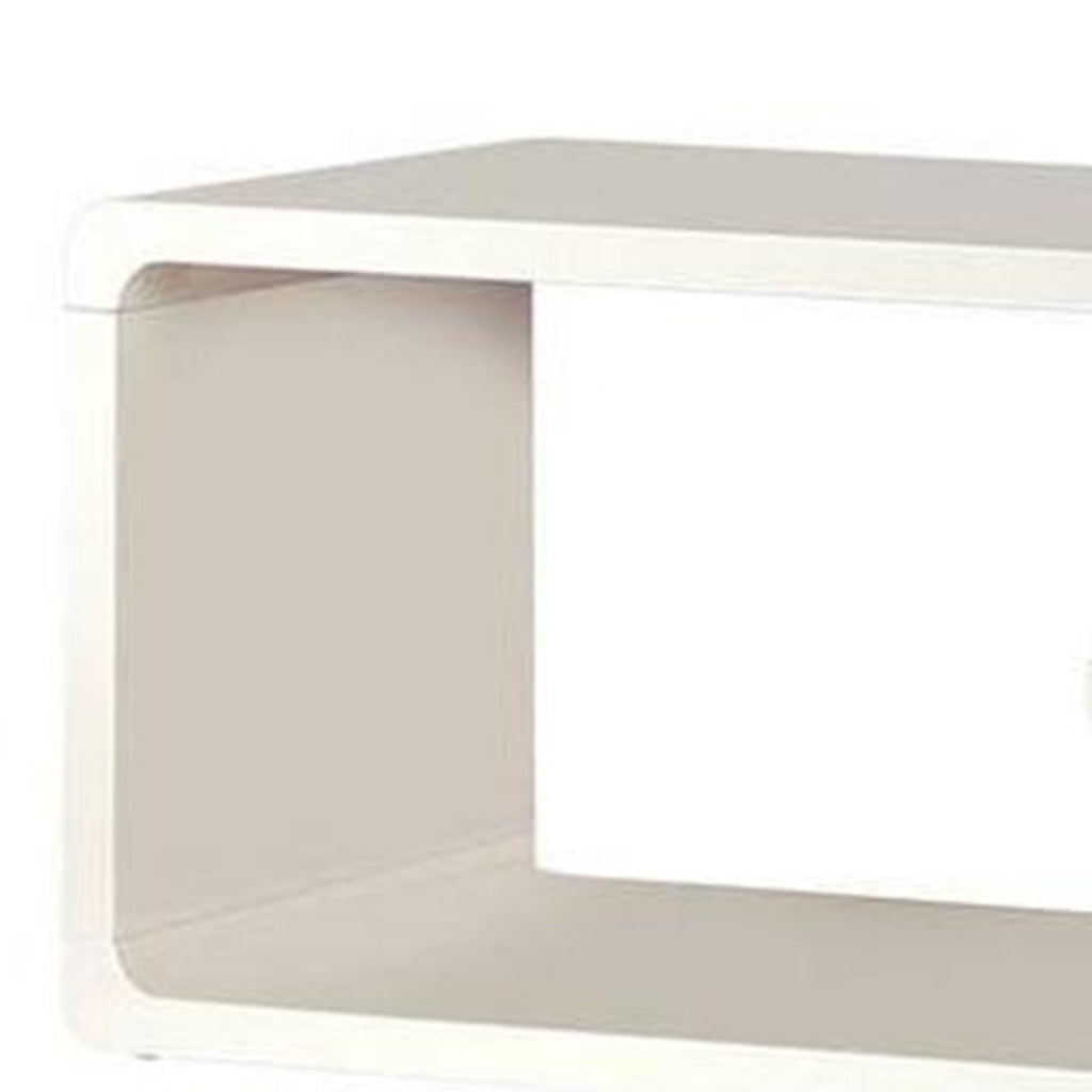 Ninove II Contemporary Style Tv Console White By Casagear Home FOA-CM5057-TV