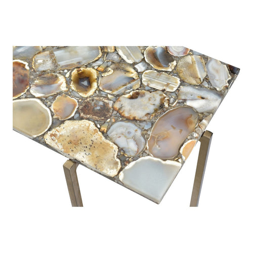 Agate Console Table Multi Color