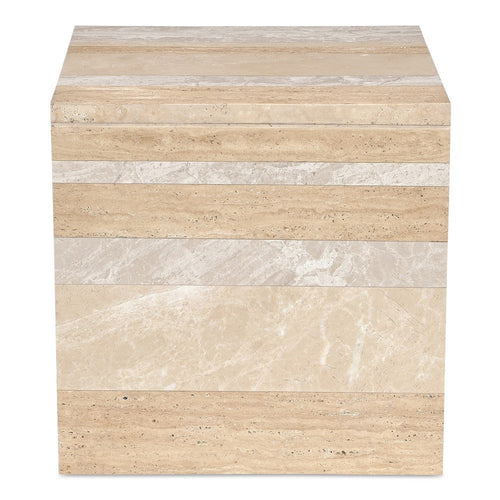Rosa Accent Table Multicolor Marble