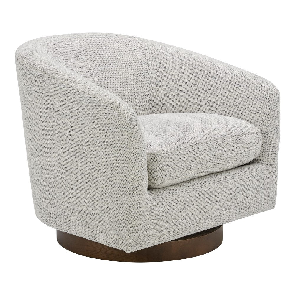Oscy Swivel Chair Splashed White MCN-KQ-1015-05