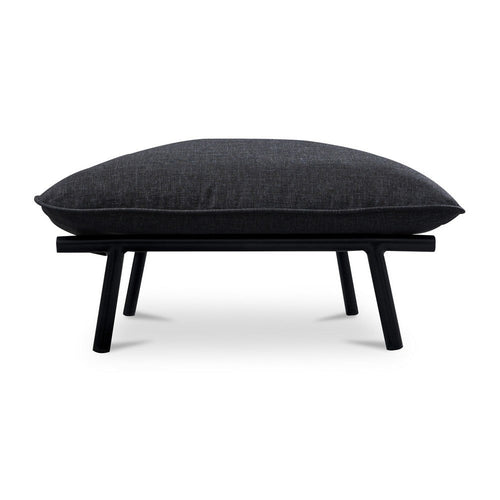 Morgan Outdoor Ottoman Speckled Charcoal