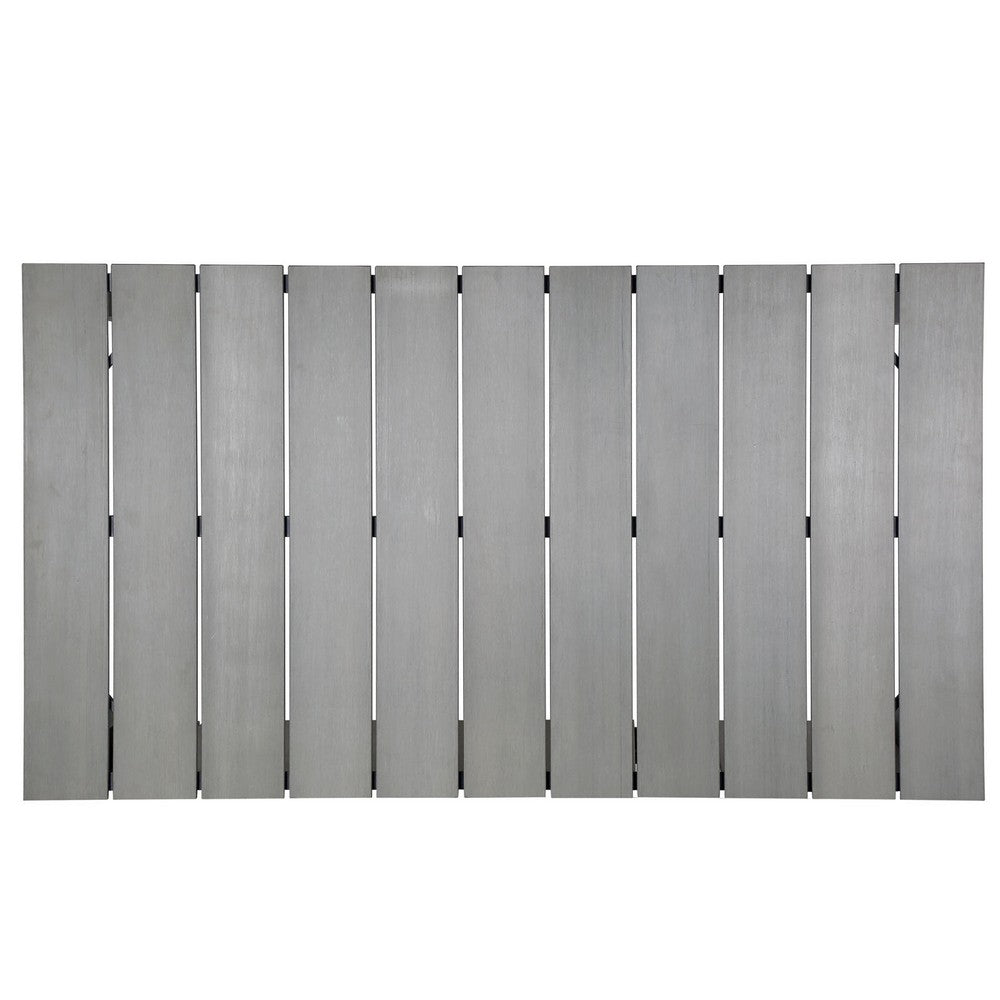 Maine 63" Outdoor Patio Dining Table by Modway| Brown Gray