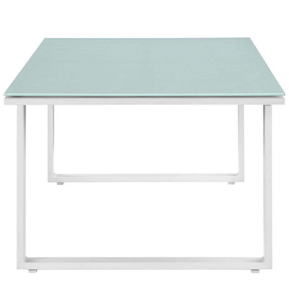 Fortuna Outdoor Patio Coffee Table by Modway| White