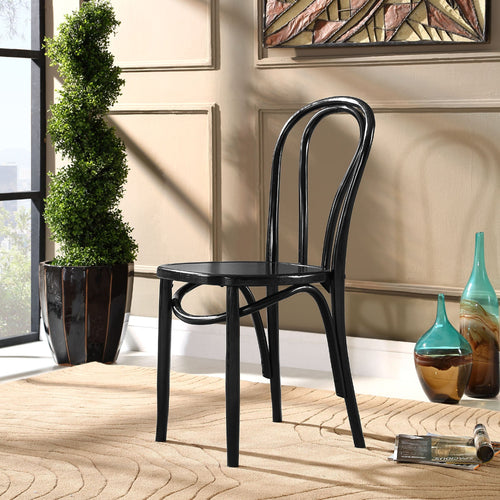 Modway Eon Dining Side Chair in Black - Fully Assembled