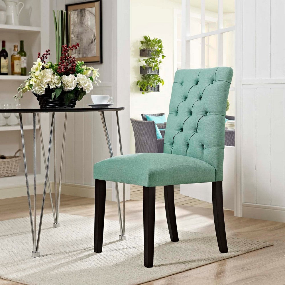 Duchess Button Tufted Fabric Dining Chair by Modway| Laguna