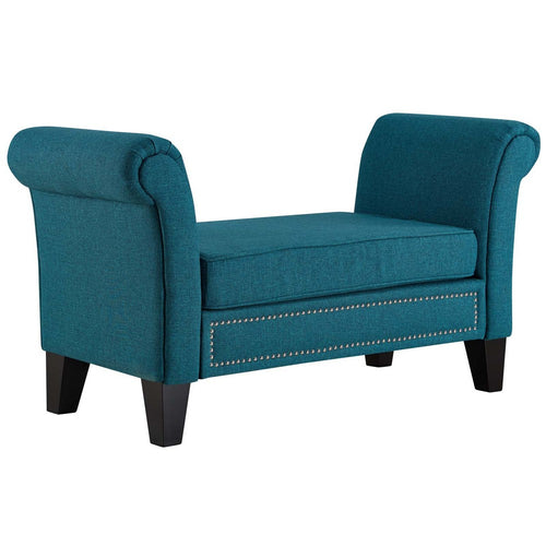 Rendezvous Bench by Modway| Teal