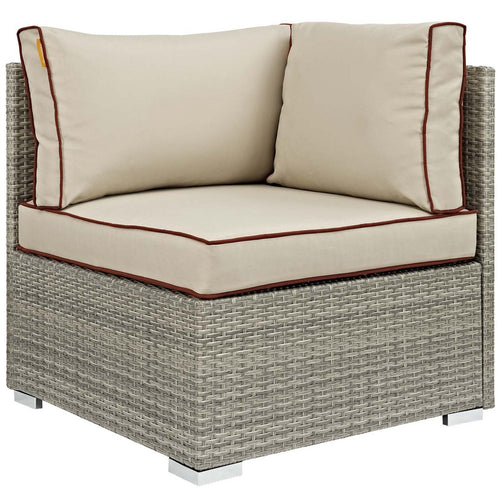 Repose Outdoor Patio Corner by Modway| Brown