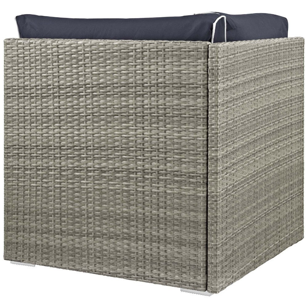Repose Outdoor Patio Corner by Modway| Blue